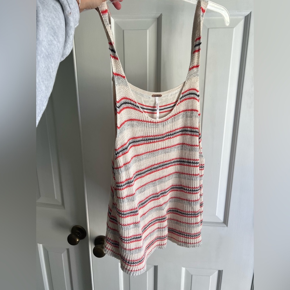 Striped Knit Tank Top